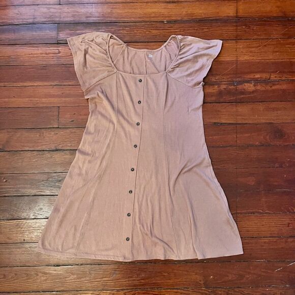 SO Large Pink Fitted Dress Mini Summer SOOO SEXY - Picture 1 of 16